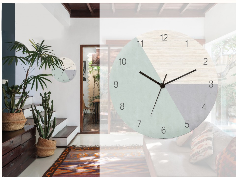Concrete　Gala　texture　unique　Nordic　home　for　wall　Clock　Wall　Clock　Handmade　stylish　Wall　interiors/Minimalist　sophisticated　items　for　A　a　clock
